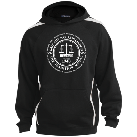 Gate City Bar ST265 Sport-Tek Sleeve Stripe Sweatshirt with Jersey Lined Hood