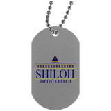 Shiloh Baptist Church UN4004 Silver Dog Tag