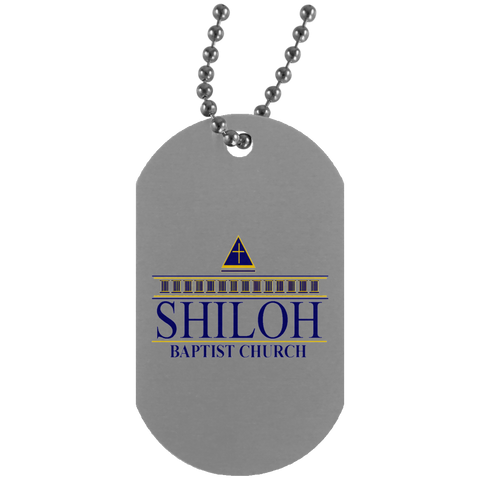 Shiloh Baptist Church UN4004 Silver Dog Tag