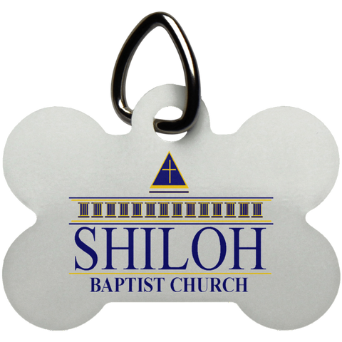 Shiloh Baptist Church UN5771 Dog Bone Pet Tag