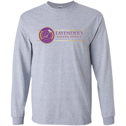 Lavenders Funeral Service G240 Gildan LS Ultra Cotton T-Shirt