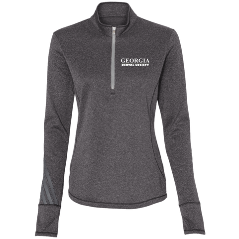 Georgia Dental Society (GDS) A275 Adidas Ladies' Terry Heather 1/4 Zip