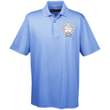 NFD&MA M345 Harriton Men's Snap Placket Performance Polo