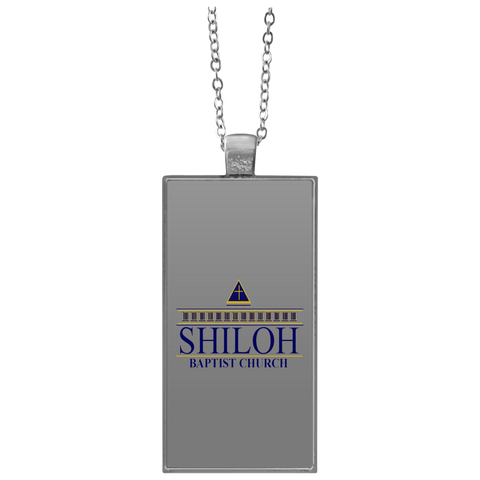 Shiloh Baptist Church UN4682 Rectangle Necklace