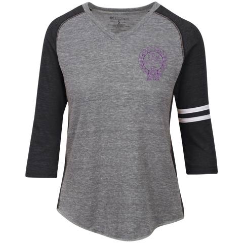 NFD&MA 229345 Holloway Ladies' Vintage V-Neck T-Shirt