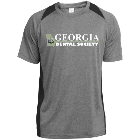 Georgia Dental Society (GDS) ST361 Sport-Tek Heather Colorblock Poly T-Shirt