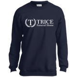 Trice Funeral Home PC90Y Port and Co. Youth Crewneck Sweatshirt
