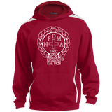 NFD&MA YST265 Sport-Tek Youth Sleeve Stripe Hooded Pullover