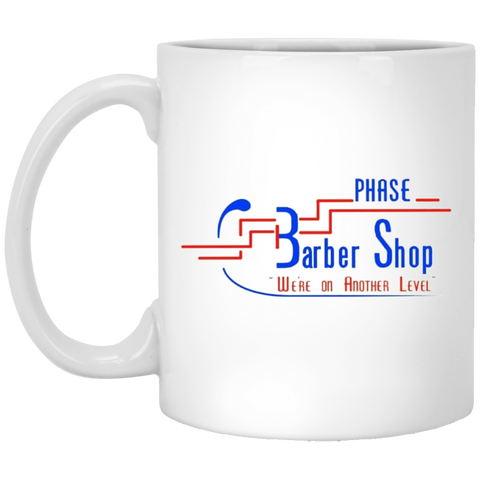 Phase 3 BarberShop XP8434 11 oz. White Mug