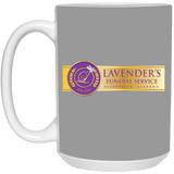 Lavenders Funeral Service 21504 15 oz. White Mug