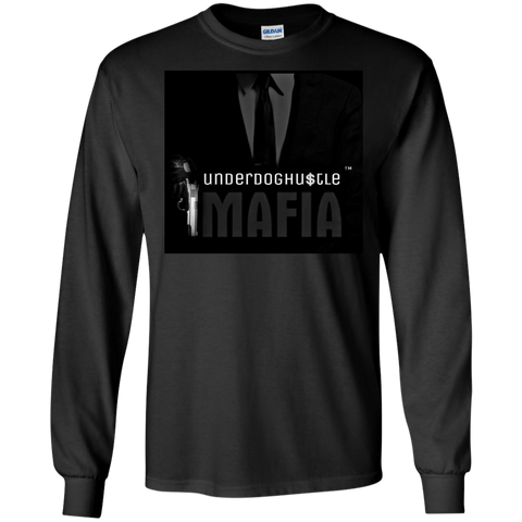UnderdogHUSTLE MAFIA G240 Gildan LS Ultra Cotton T-Shirt