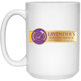 Lavenders Funeral Service 21504 15 oz. White Mug