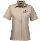 Shiloh Baptist Church M545W Harriton Ladies' Snap Closure Short-Sleeve Shirt