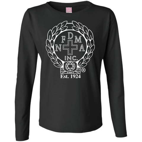 NFD&MA 3588 LAT Ladies' LS Cotton T-Shirt