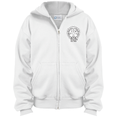 NFD&MA PC90YZH Port & Co. Youth Full Zip Hoodie
