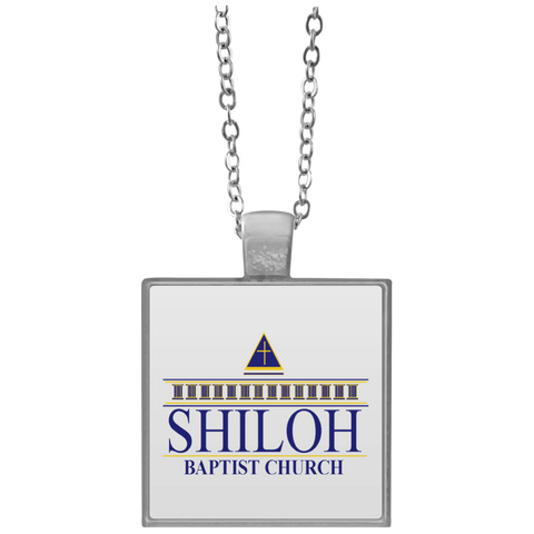Shiloh Baptist Church UN4684 Square Necklace