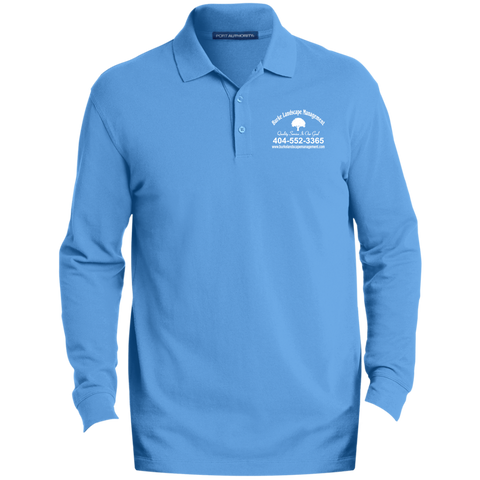 Burke Landscape Management K8000LS Port Authority Men's EZCotton™ LS Polo