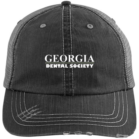 Georgia Dental Society (GDS) 6990 Distressed Unstructured Trucker Cap