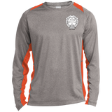 NFD&MA ST361LS Sport-Tek LS Heather Colorblock Poly T-Shirt