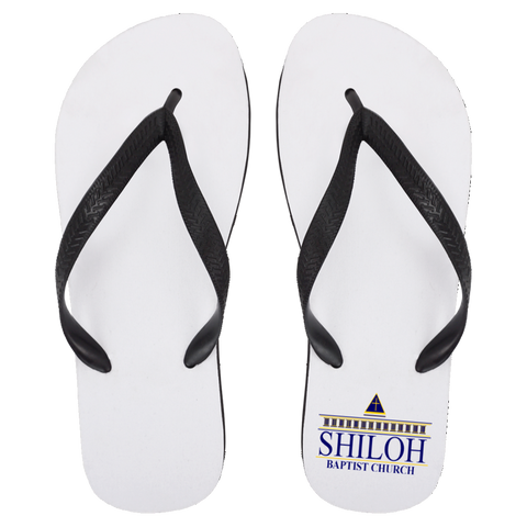 Shiloh Baptist Church 72030 Flip Flops - Large