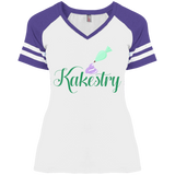 Kakestry DM476 Disctrict Ladies' Game V-Neck T-Shirt