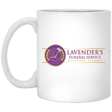 Lavenders Funeral Service XP8434 11 oz. White Mug