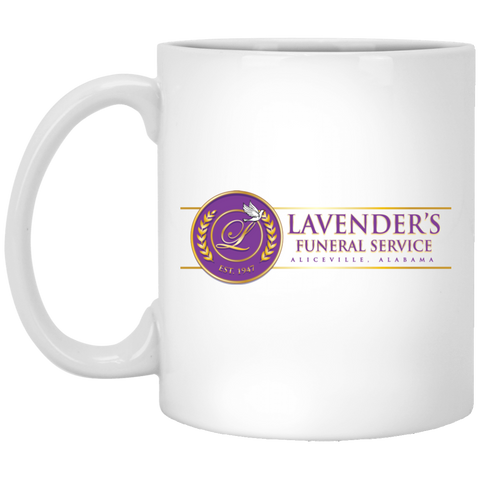 Lavenders Funeral Service XP8434 11 oz. White Mug
