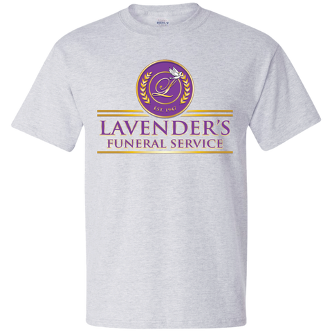 Lavenders Funeral Service 5180 Hanes Beefy T-Shirt
