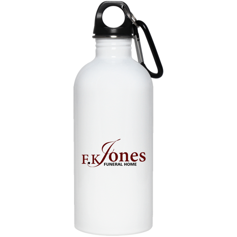 FK Jones Funeral Home 23663 20 oz. Stainless Steel Water Bottle