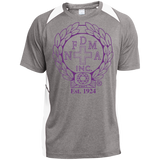 NFD&MA ST361 Sport-Tek Heather Colorblock Poly T-Shirt