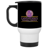Lavenders Funeral Service XP8400W White Travel Mug