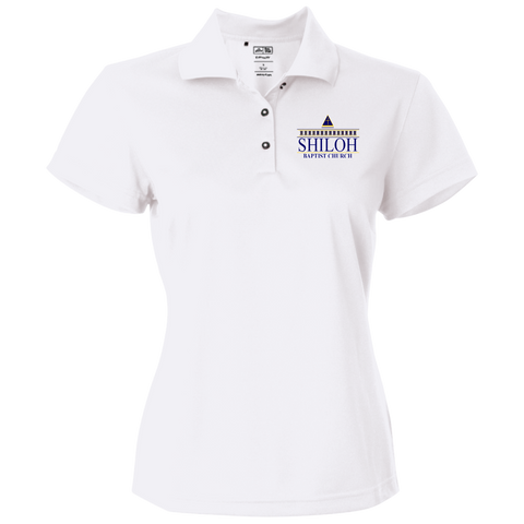 Shiloh Baptist Church A131 Adidas Golf Women's ClimaLite Basic Performance Pique Polo