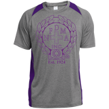 NFD&MA ST361 Sport-Tek Heather Colorblock Poly T-Shirt