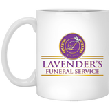 Lavenders Funeral Service XP8434 11 oz. White Mug