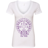 NFD&MA NL6640 Next Level Ladies' Deep V-Neck T-Shirt