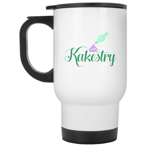 Kakestry XP8400W White Travel Mug