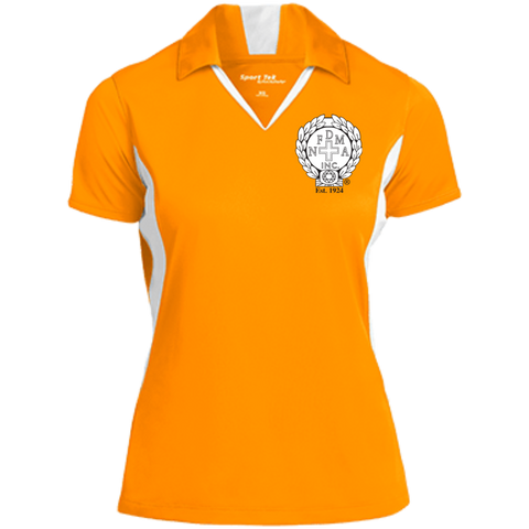 NFD&MA LST655 Sport-Tek Ladies' Colorblock Performance Polo