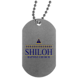 Shiloh Baptist Church UN4004 Silver Dog Tag