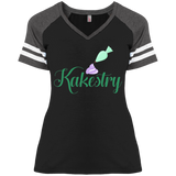 Kakestry DM476 Disctrict Ladies' Game V-Neck T-Shirt