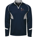 Tri-Cities Funeral Home 229124 Holloway 1/4 Zip Polyester Pullover with Camo Inserts