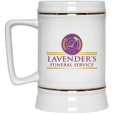 Lavenders Funeral Service 22217 Beer Stein 22oz.