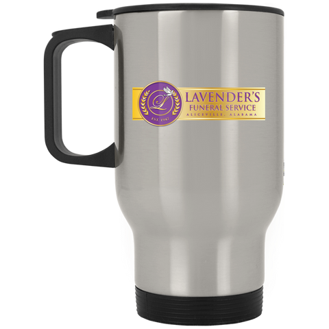 Lavenders Funeral Service XP8400S Silver Stainless Travel Mug