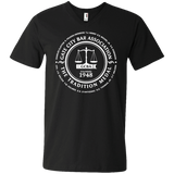 Gate City Bar 982 Anvil Men's Printed V-Neck T-Shirt