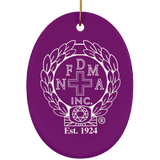 NFD&MA SUBORNO Ceramic Oval Ornament