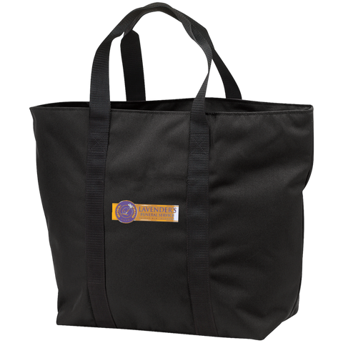 Lavenders Funeral Service B5000 Port & Co. All Purpose Tote Bag