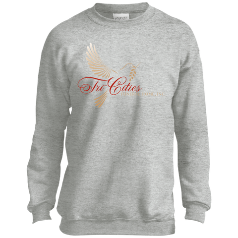 Tri-Cities Funeral Home PC90Y Port and Co. Youth Crewneck Sweatshirt