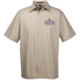 Shiloh Baptist Church M545 Harriton Men's Snap Closure Short Sleeve Shirt