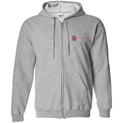 Lavenders Funeral Service G186 Gildan Zip Up Hooded Sweatshirt