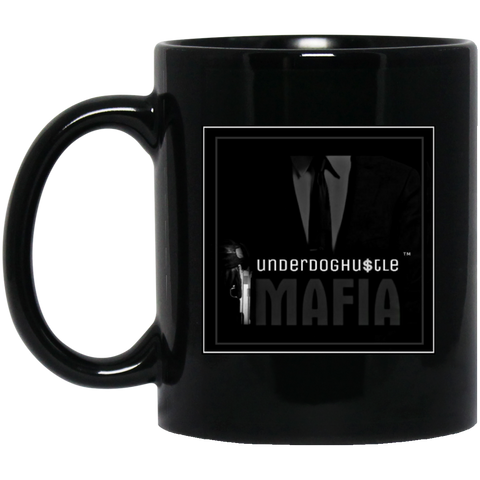 UnderdogHUSTLE  BM11OZ 11 oz. Black Mug