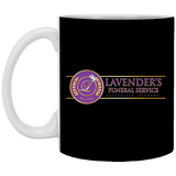 Lavenders Funeral Service XP8434 11 oz. White Mug